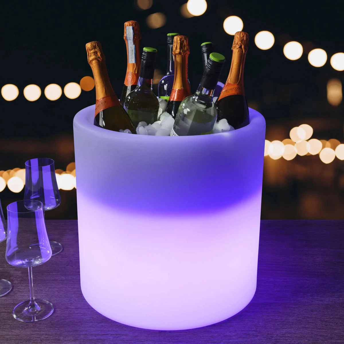 Towle LED Beverage Tub - White