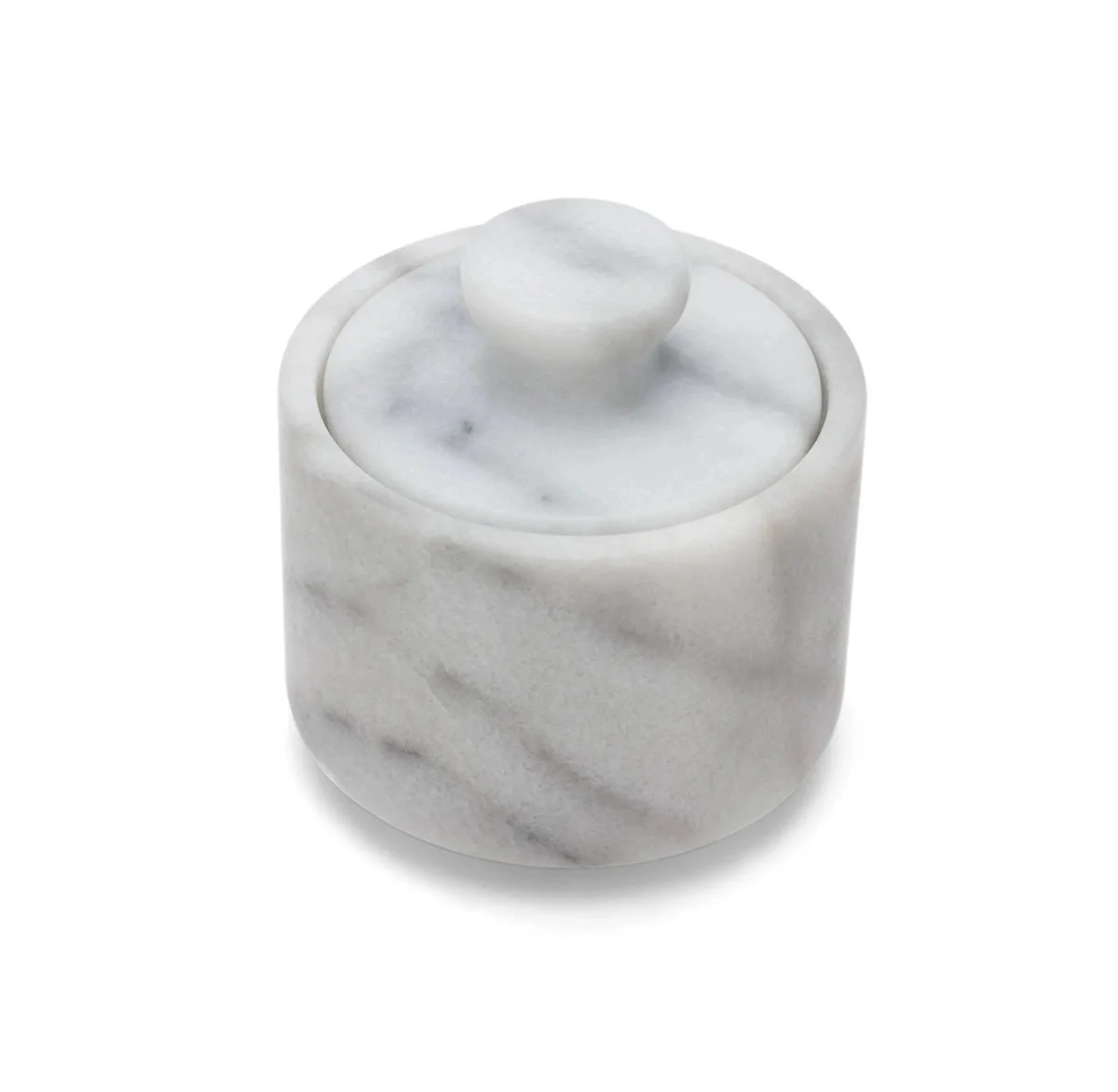 Fox Run 4oz Marble Salt Cellar - White