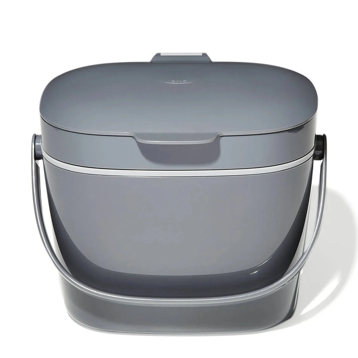 OXO 1.75G Plastic Easy Clean Compost Bin- Gray (See Description)