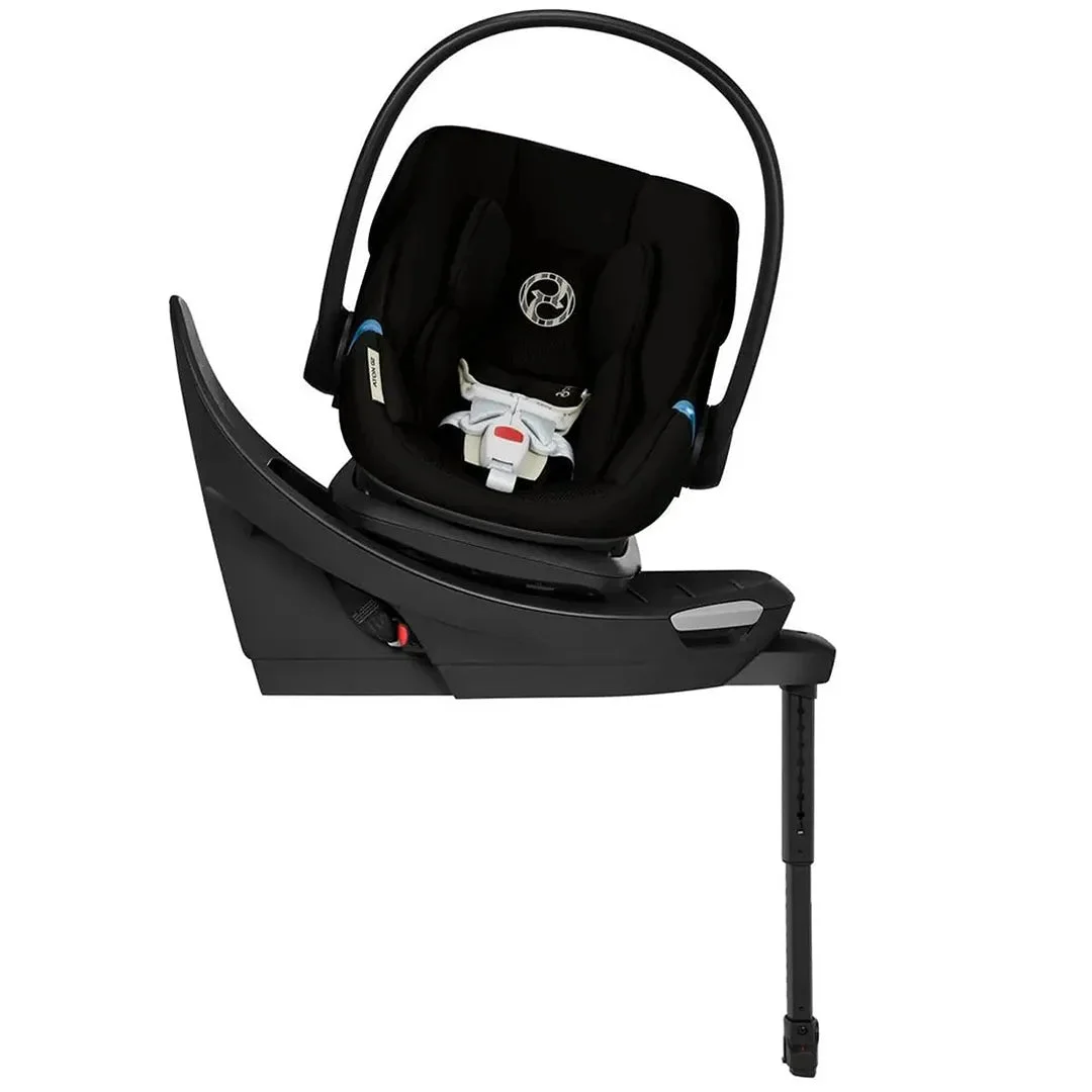Cybex Aton G2 Swivel Infant Car Seat with Load Leg Base - Moon Black