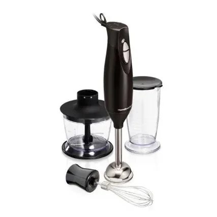 Hamilton Beach 3-in-1 Immersion Hand Blender with Whisk - Black