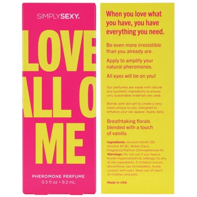 Simply Sexy Pheromone Perfume Love All of Me 0.3 Oz - Adult Toys