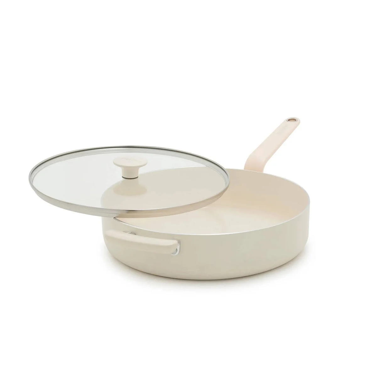 GreenPan Advanced 5qt Ceramic Nonstick Saute Pan with Lid - Cream
