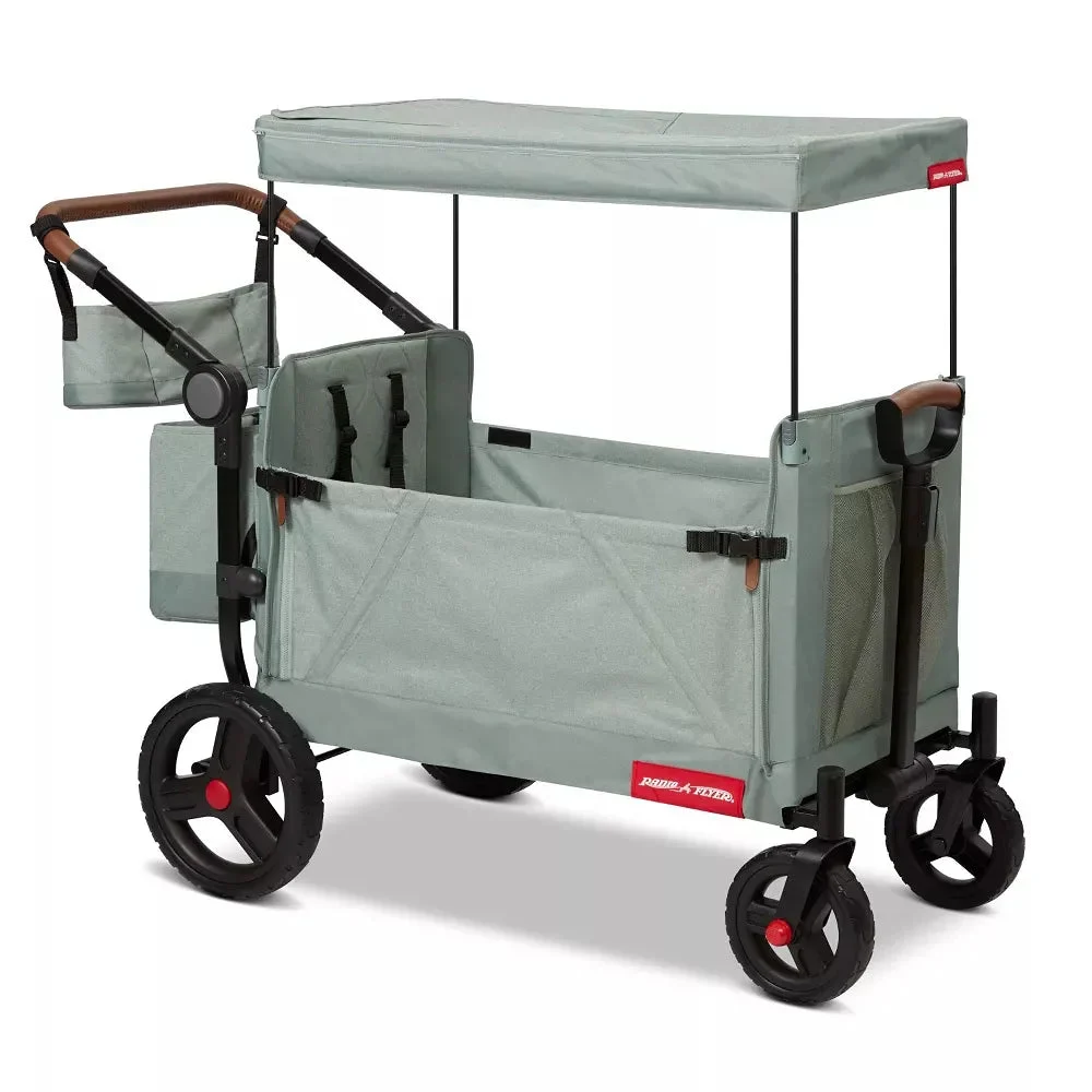 Radio Flyer Atlas Kid and Cargo Stroller Wagon - Sage