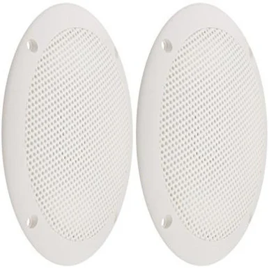 Pqn Entrpris ECO504W 1pr 5' Speakers White - pqn enterprises