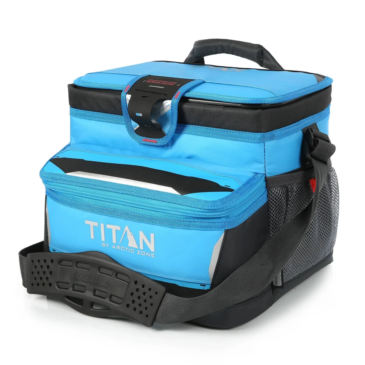 Titan by Arctic Zone 16 Can Zipperless Soft Sided Cooler - Blue Flame: 10.5-Quart TPE & PEVA