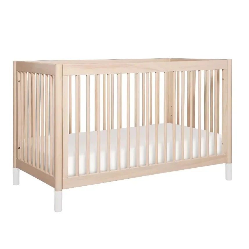 Babyletto Gelato 4-in-1 Convertible Crib - Natural/White