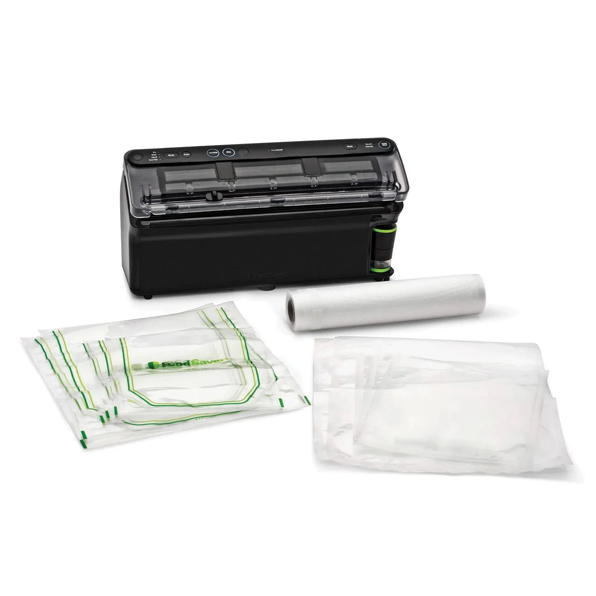 FoodSaver Elite All-in-One Liquid Plus Vacuum Sealer with Bags and Roll Black (See Description)