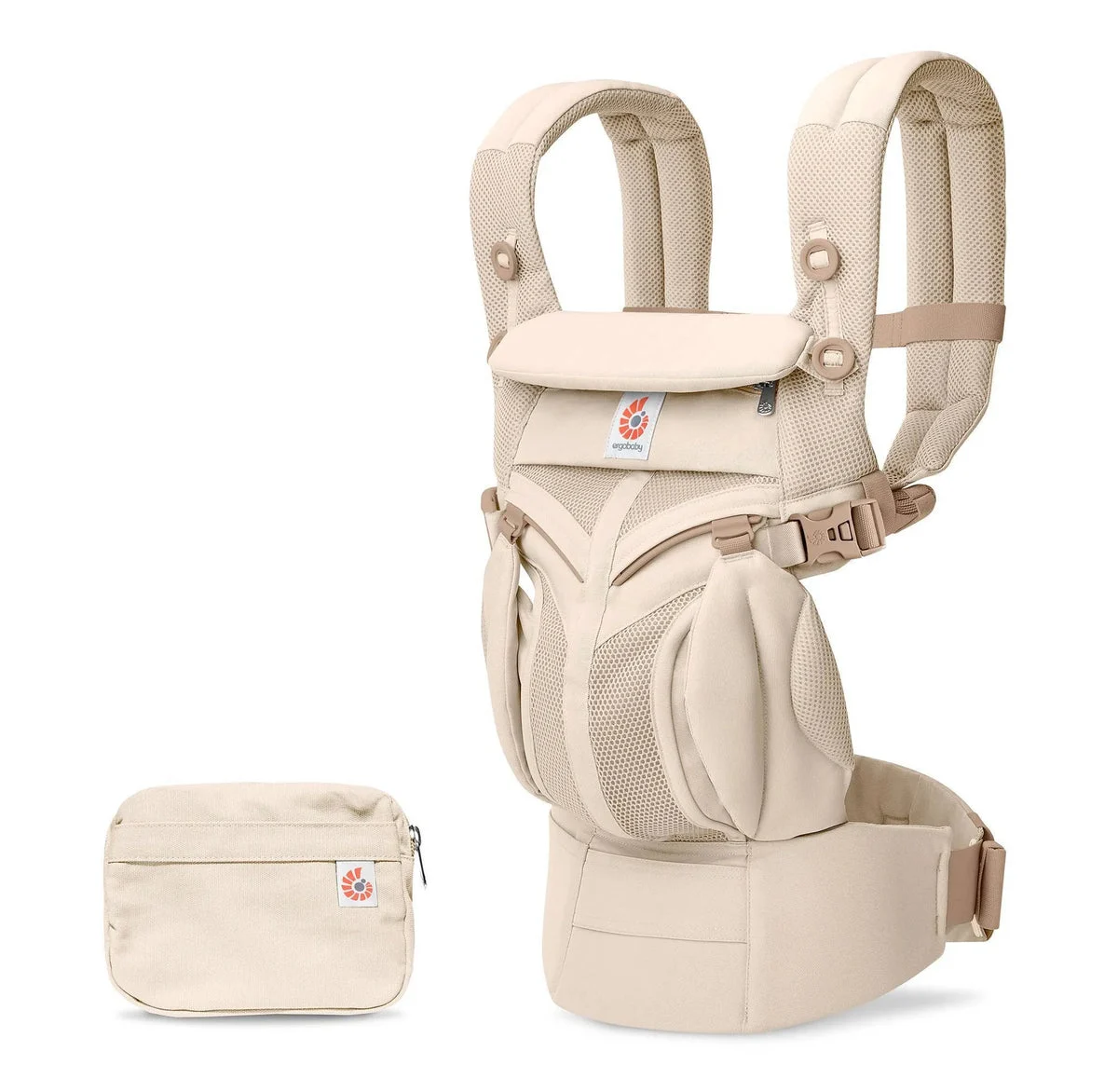 Ergobaby Omni Classic All Carry Positions Breathable Standard Baby Carrier for Newborn to Toddler - Natural Beige