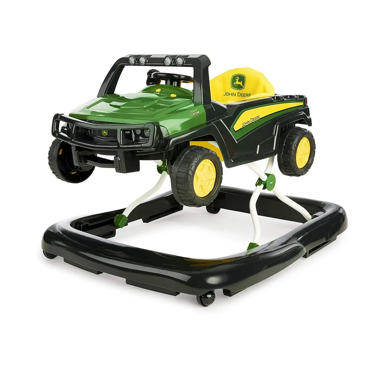 Bright Starts John Deere 4-in-1 Gator Green Baby Activity Center & Push Walker (See Description)