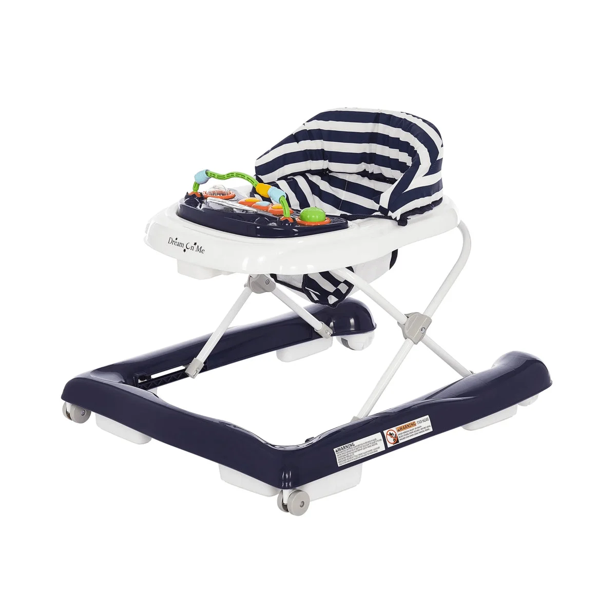 Dream On Me 2-in-1 Ava Baby Walker - Convertible & Compact - Navy (See Description)