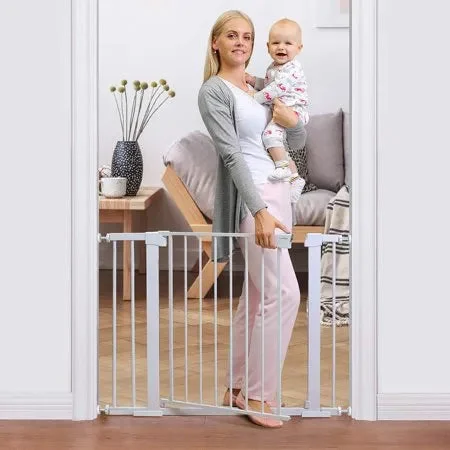 Comomy Cumbor 40.6” Auto Close Safety Baby Gate,