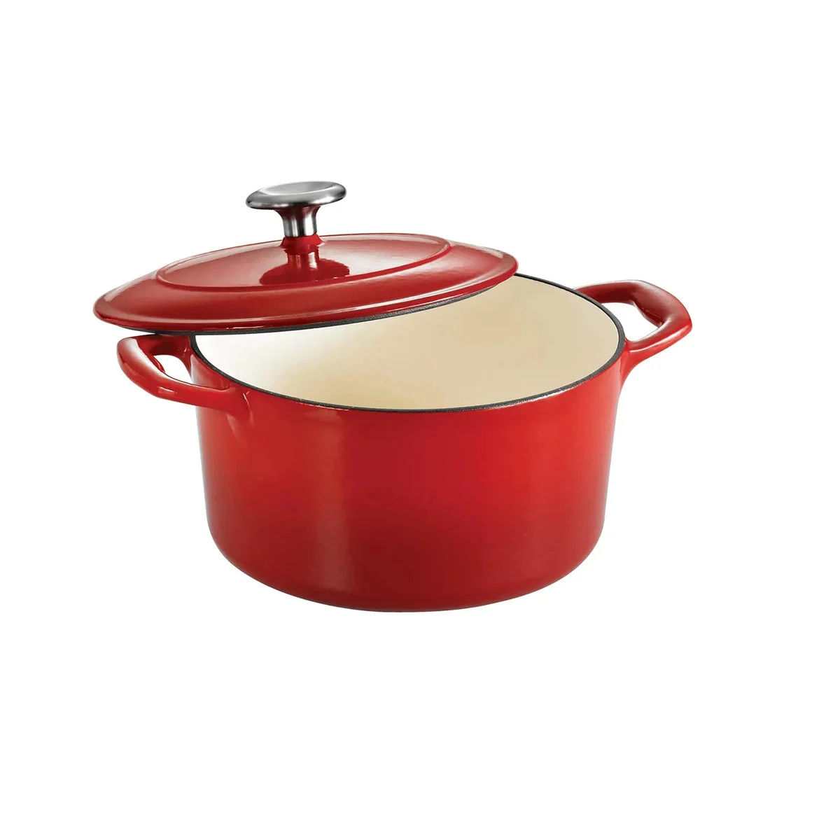 Tramontina Enameled Cast Iron Dutch Ovens Set - 3.5QT & 5.5QT in Red