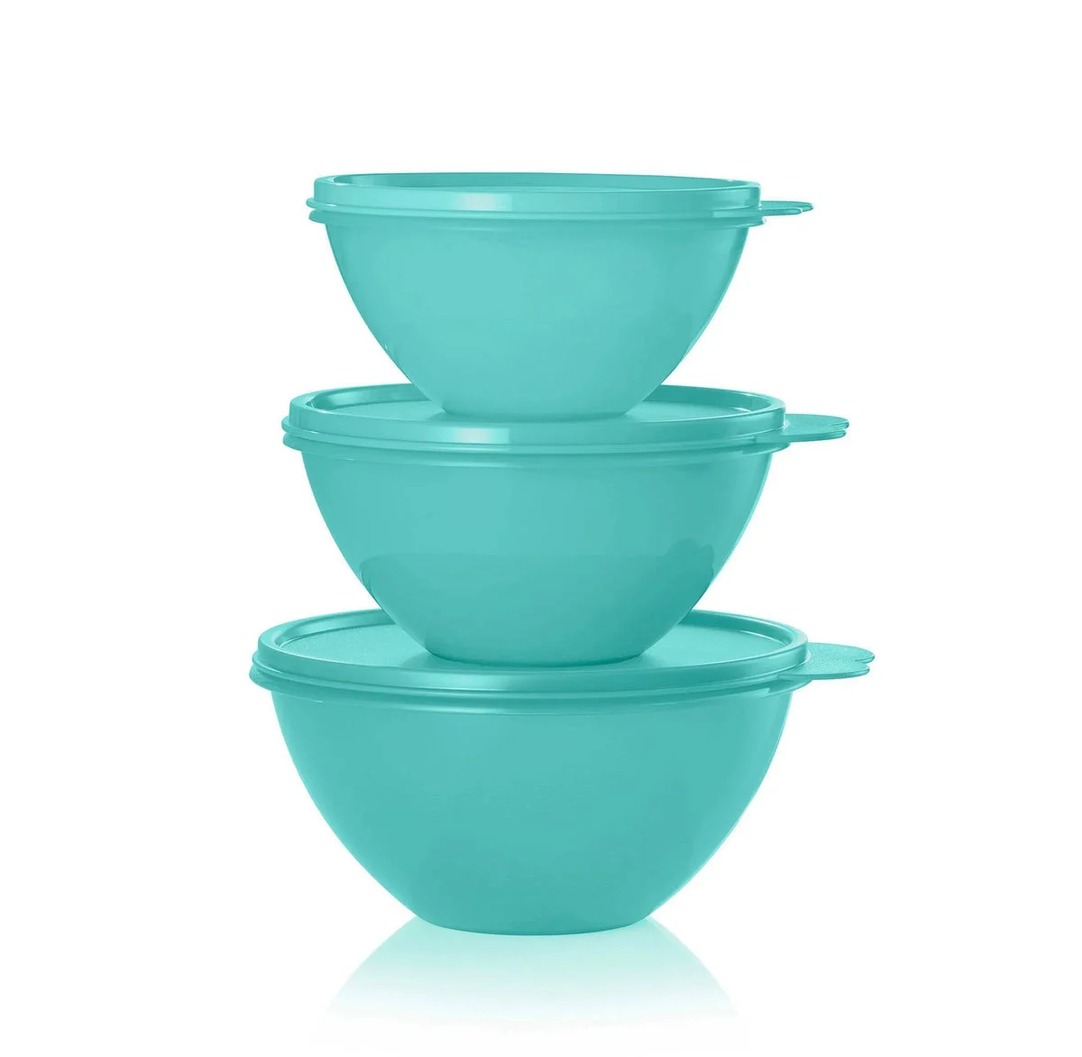 Tupperware 6pc Wonderlier Bowl Food Storage Set- Blue