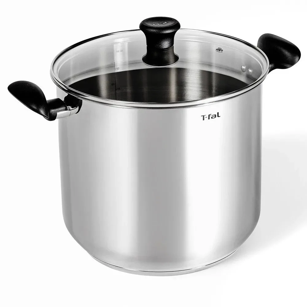 T-Fal Stainless Steel 20 Quart Stock Pot with Lid