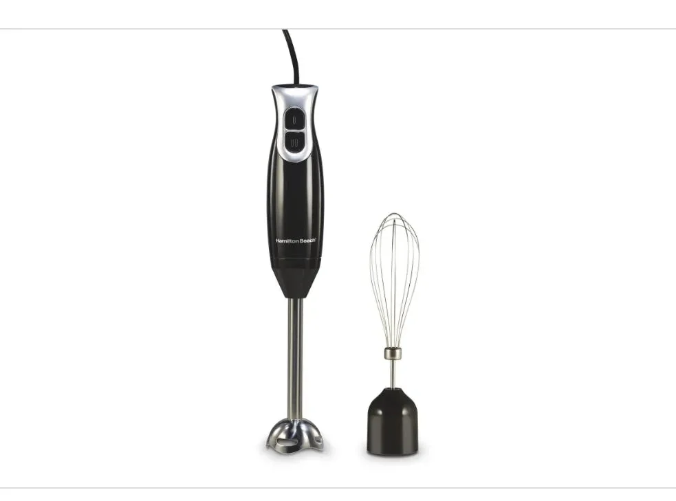 Hamilton Beach 2 Speed Immersion Blender with Blending Wand and Whisk, 59742F