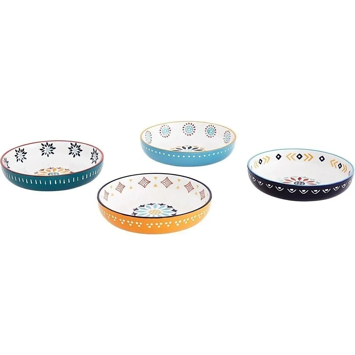 Prisma 4 Pc Dinner Bowl Set - Multicolor