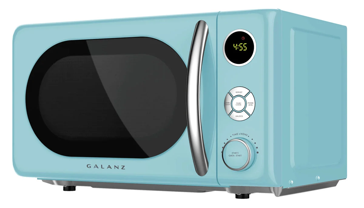Zhongshan Galanz Consumer Electric Appliances Co. Ltd Galanz Retro 0.7 Cu Ft Countertop Microwave Oven - 700 Watts, Blue