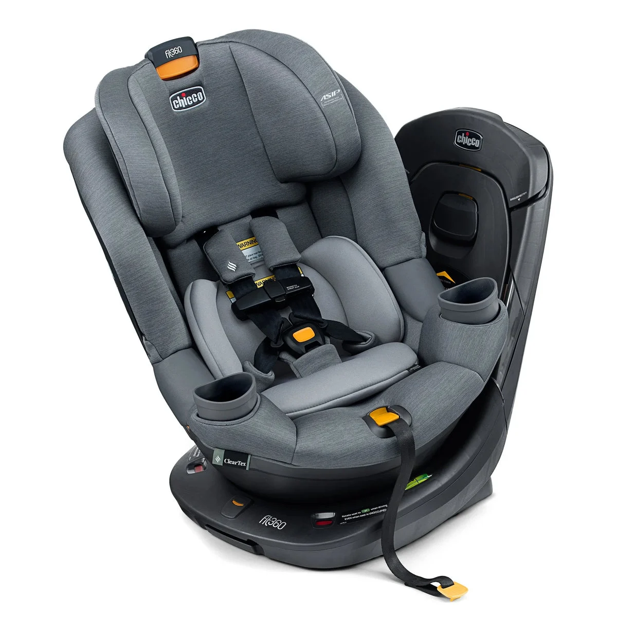 Chicco Fit360 ClearTex Rotating Convertible Car Seat - Titanium