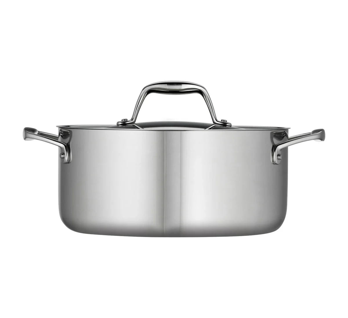 TRAMONTINA USA INC Induction-Ready Stainless Steel 5 QT. Covered Dutch Oven