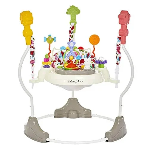 Dream On Me Zany 2-in-1 Baby Activity Center and Bouncer - Elephant Print (See Description)