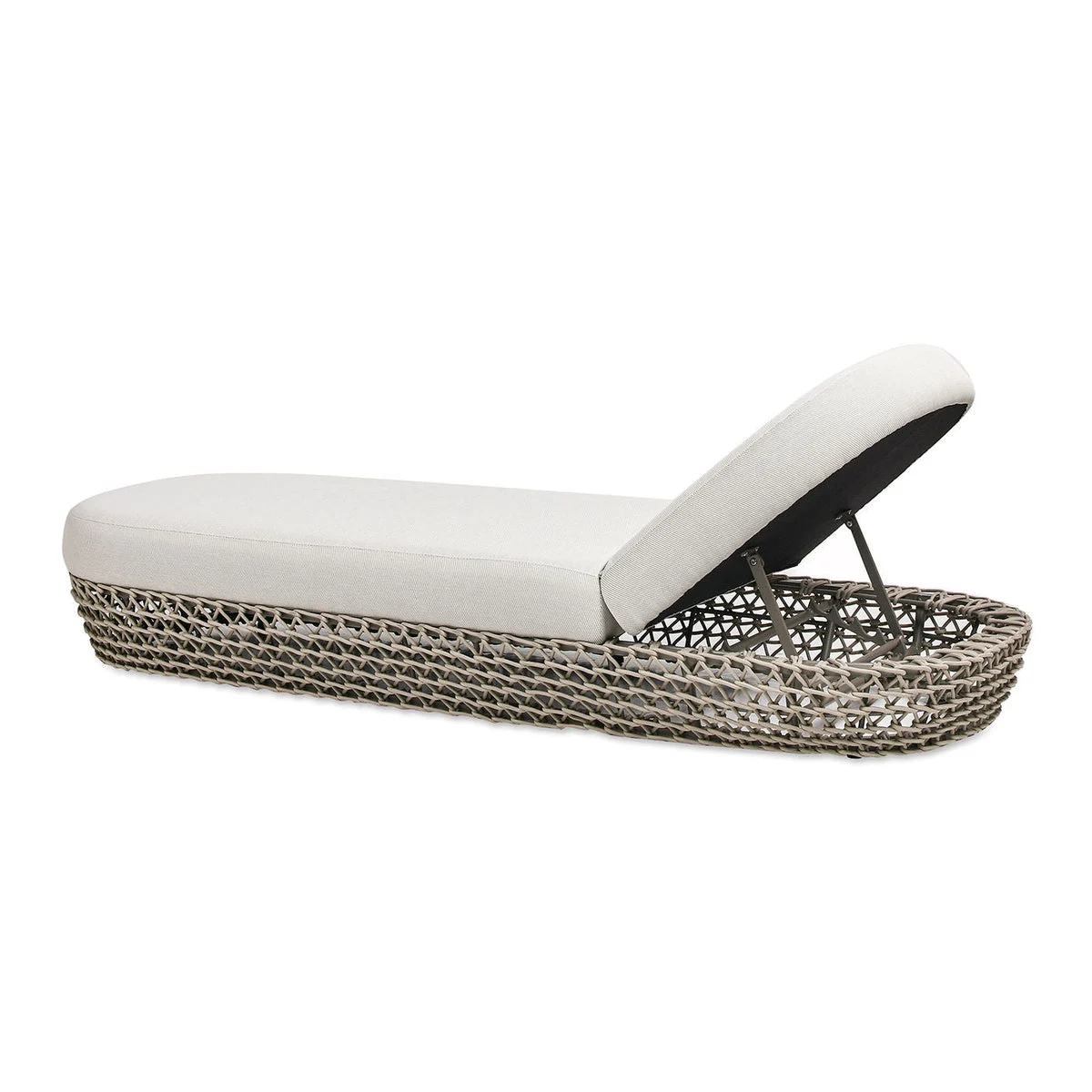 JENNIFER TAYLOR HOME Willow - Sunbrella Upholstered Patio Lounger - Wheat Beige