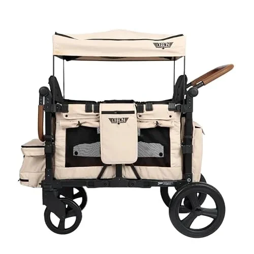 Keenz Vyoo 2-Seater Wagon - Mocha Brown