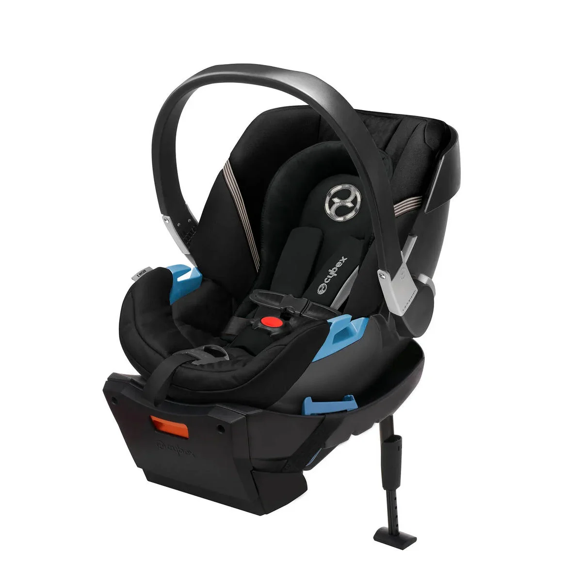 Cybex Aton 2 Infant Car Seat and Load Leg Base - Deep Black
