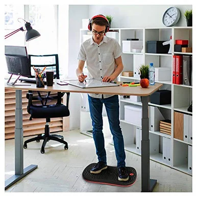 Floortex FCWB1420ABK Afs-tex Active Balance Board, 14 X 20 X 2.5, Black