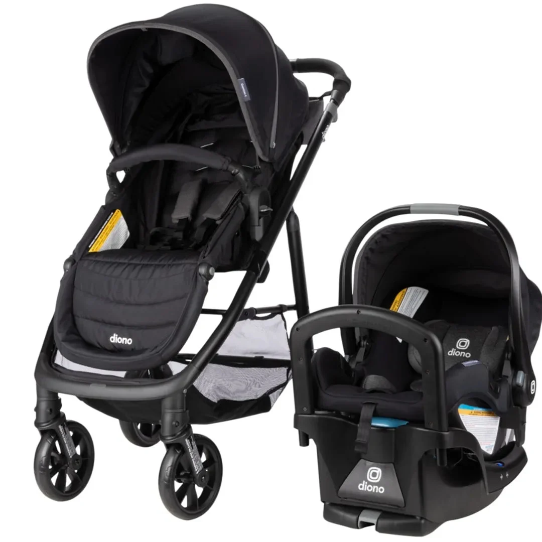 Diono 3-in-1 Travel System with Infant Car Seat - Black