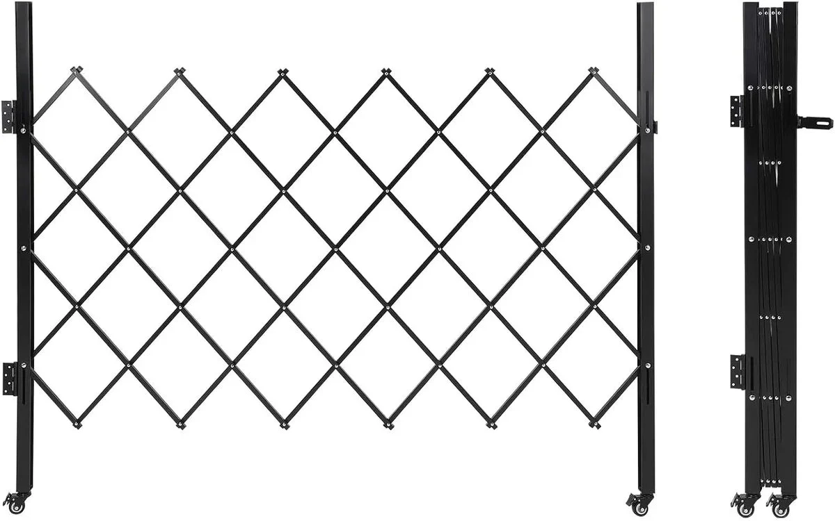 Towallmark Folding Security Gate - Black