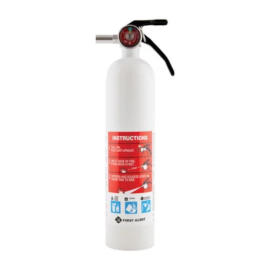 BRK Electronics FE1A10GOWA Fire Extinguisher 1-A:10-B:C White 2.5 Lb