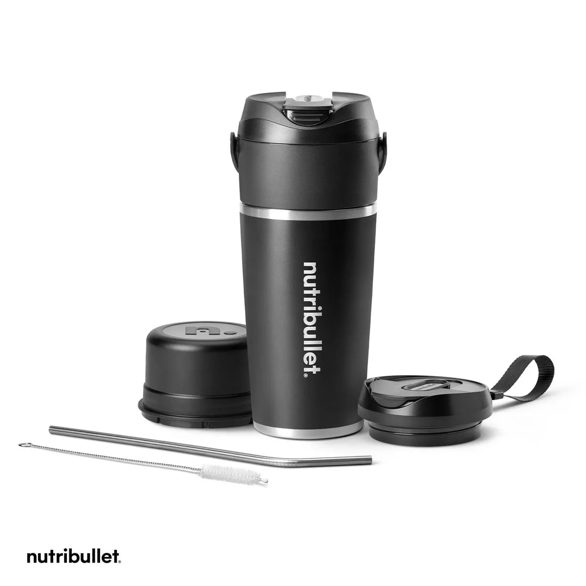 nutribullet Flip Portable Blender with Black Insulated Cup (See Description)