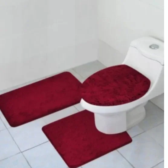 Florence Popular Bath Florence 3-Pc. Rug Set - Burgundy