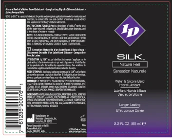 ID Silk Silicone and Water Blend Lubricant 2.2 Oz - Adult Toys