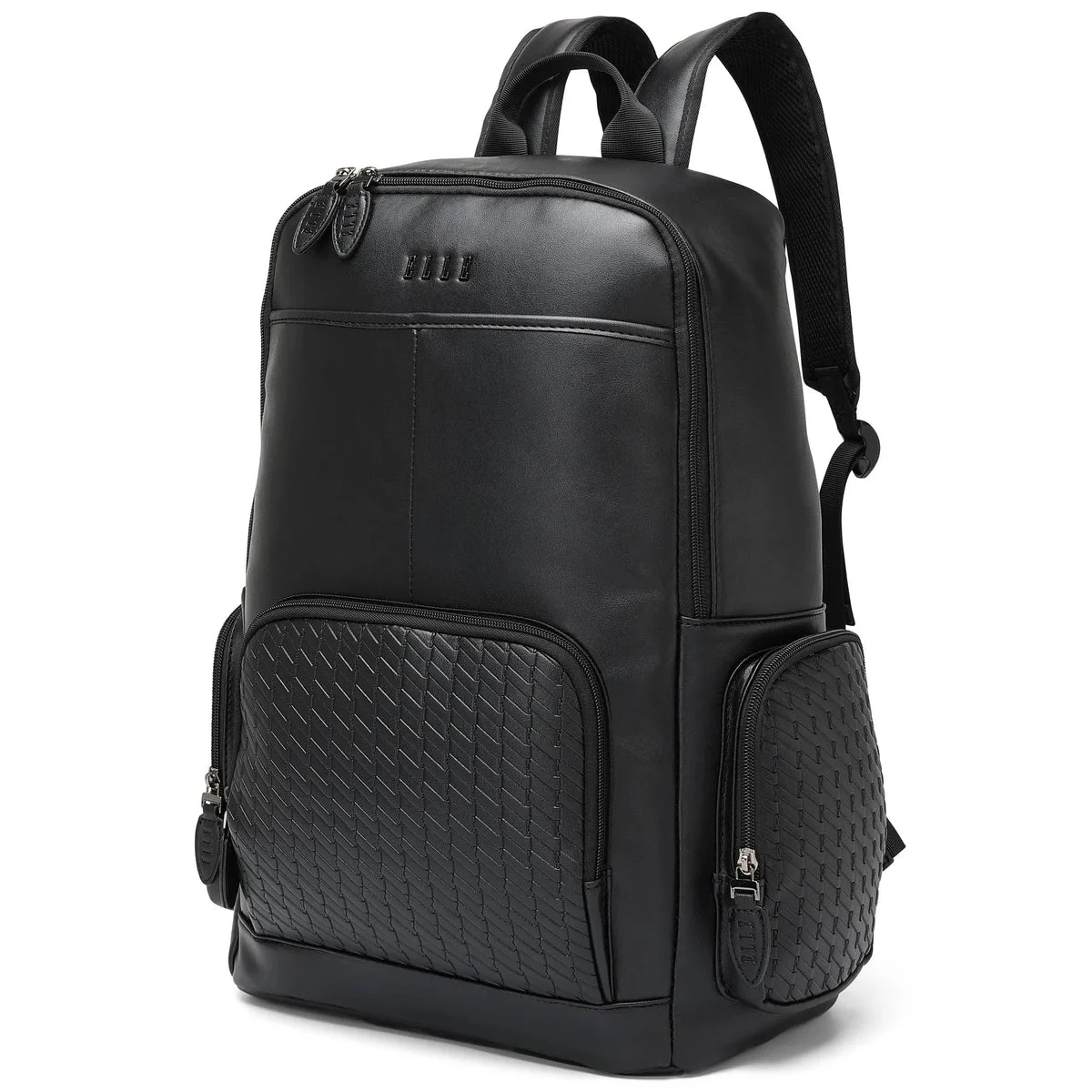 ELLE Luggage Vegan Leather Backpack - Black