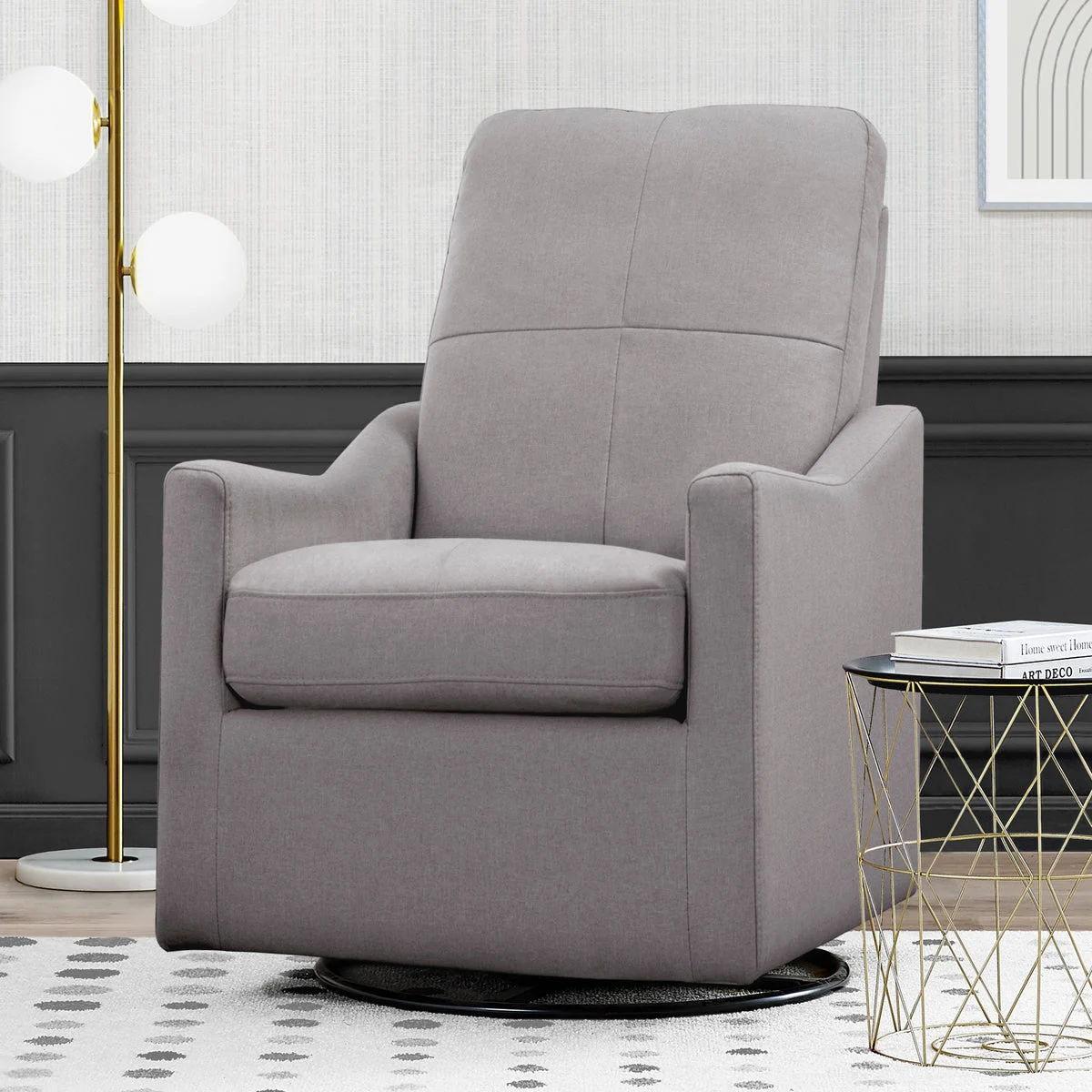 DELTA CHILDREN Kenwood Nursery Glider Swivel Rocker Chair
