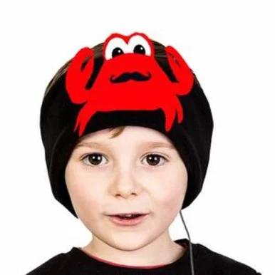 Contixo H1 Kids Soft Warm & Cozy Fleece Headphones Earphones Earbuds (h1-crab)