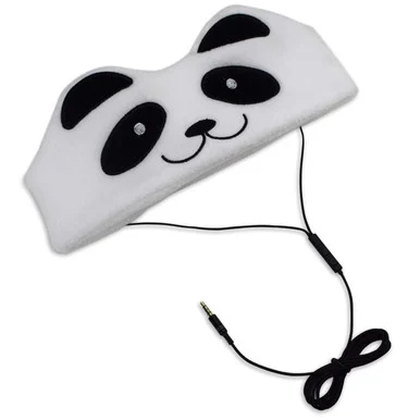 Contixo H1 Kids Soft Warm & Cozy Fleece Headphones Earphones Earbuds (h1-panda)