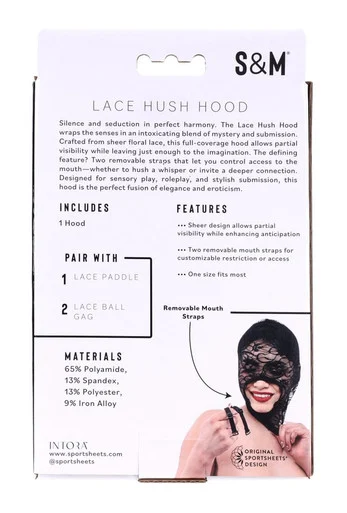 Lace Hush Hood - Adult Toys