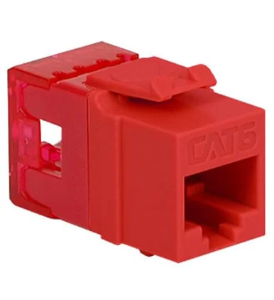 ICC Cat6 RJ45 Keystone Jack for HD Style (ic1078f6rd)
