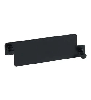 ICC HD Blank Panel - Galvanized Steel- Cold Rolled Steel - Powder Coated Black (ICFOPB00HK)