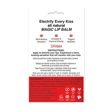 X on the Lips With Pheromones Strawberry - Adult Toys