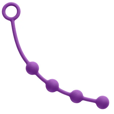 Silicone Anal Bead Small Plum - Adult Toys
