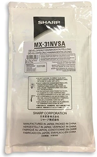 Sharp MX31NVSA Tri-Color Developer Unit (Cyan/Magenta/Yellow)