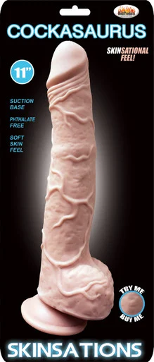 Skinsations Cockasaurus 11 Inch Dildo - Adult Toys