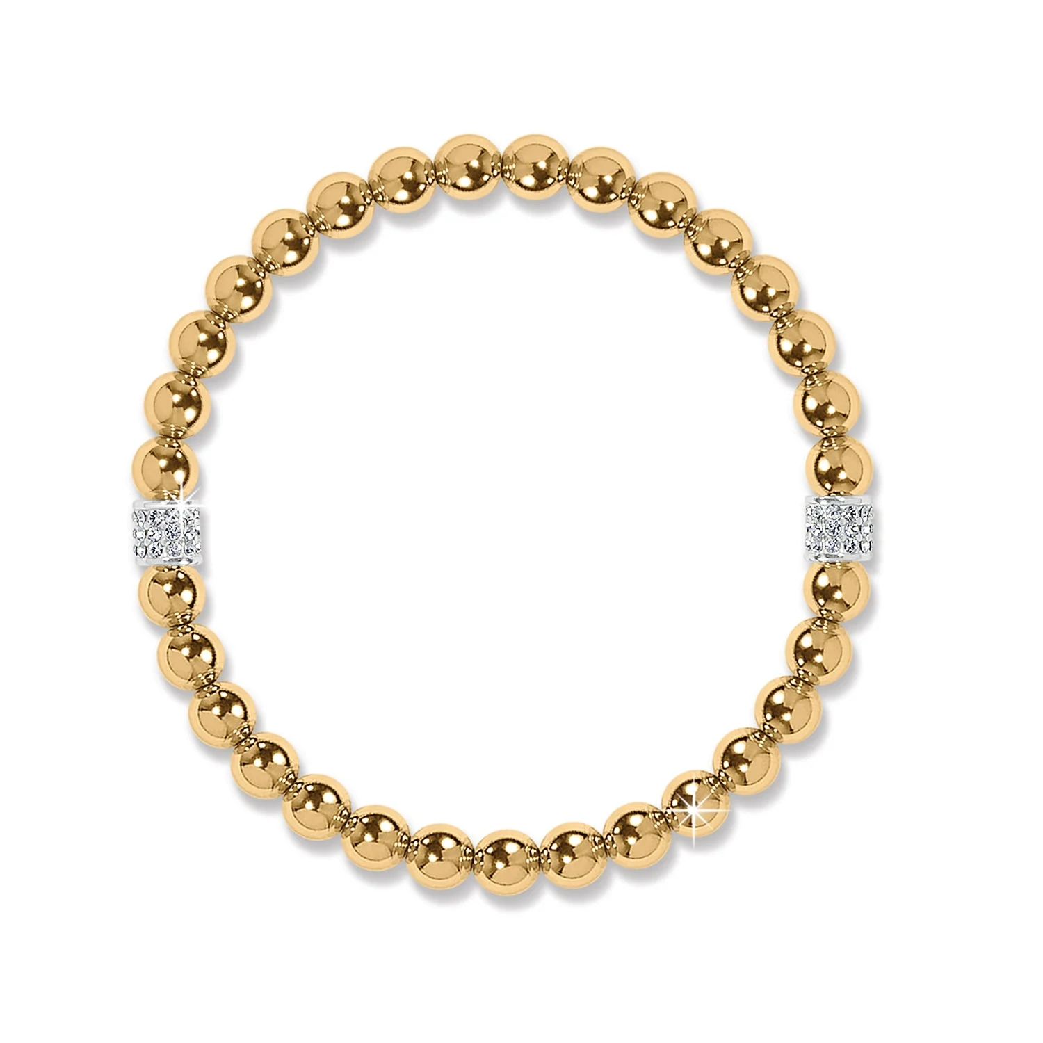 Meridian Petite Gold Stretchy Bracelet - Brighton