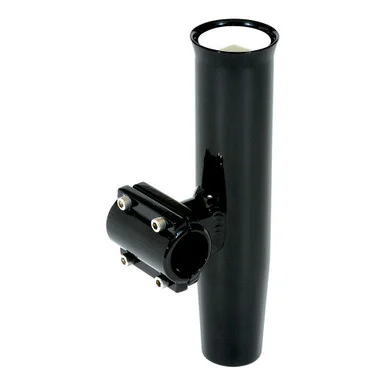 Lee's Tackle RA5202BK Lee's Clamp-on Rod Holder - Black Aluminum - Horizontal Mount - Fits 1.315" O.d. Pipe