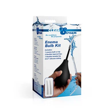 Silicone Enema Bulb Kit - Adult Toys