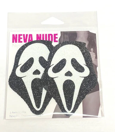 Scream Ghostface Halloween Pasties - Adult Toys